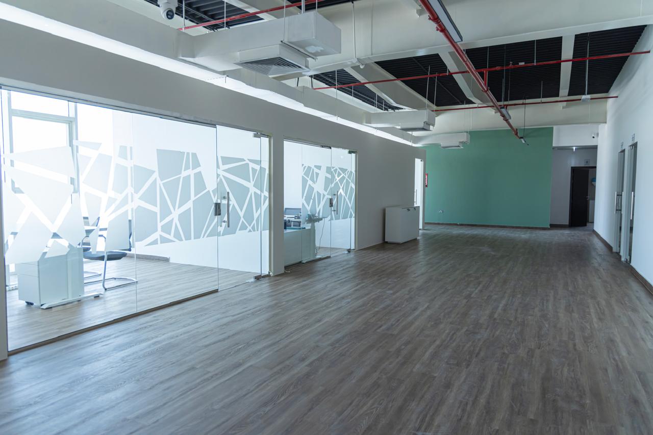 Office space inside the facility