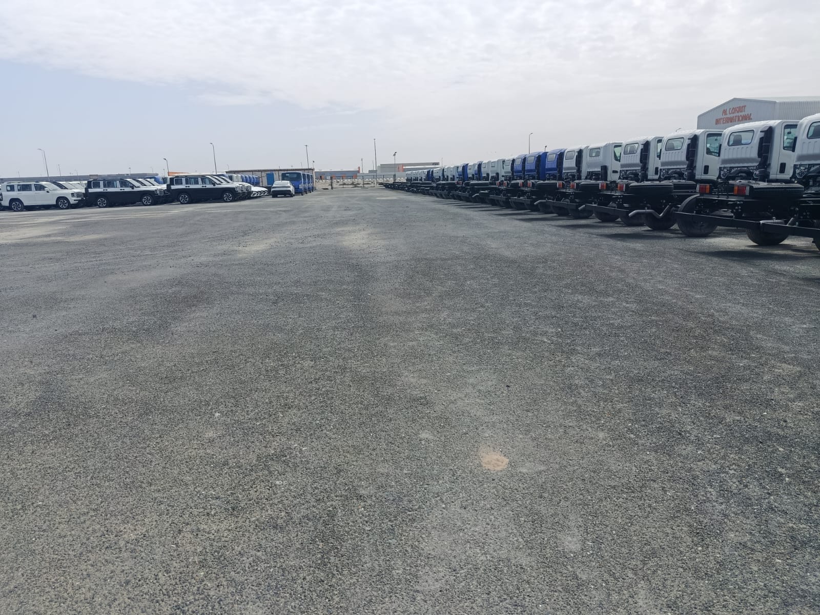 Fleet trailers ready for dispatch